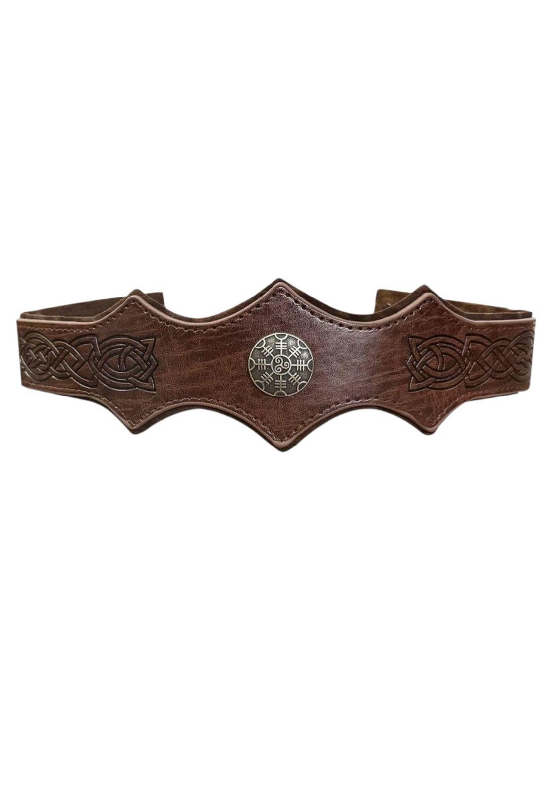 Tiara Vikinga Medieval Celtas En Relieve Ajustable-0