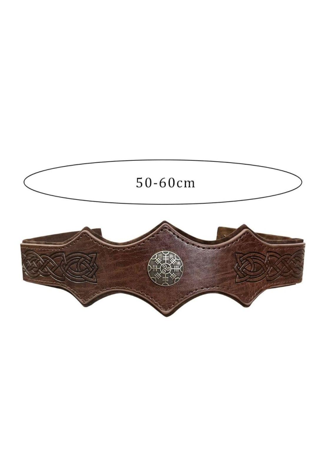 Tiara Vikinga Medieval Celtas En Relieve Ajustable-1