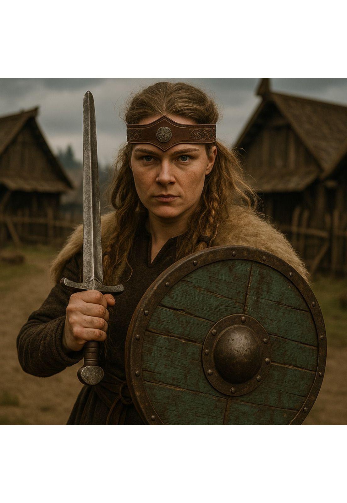 Tiara Vikinga Medieval Celtas En Relieve Ajustable-5