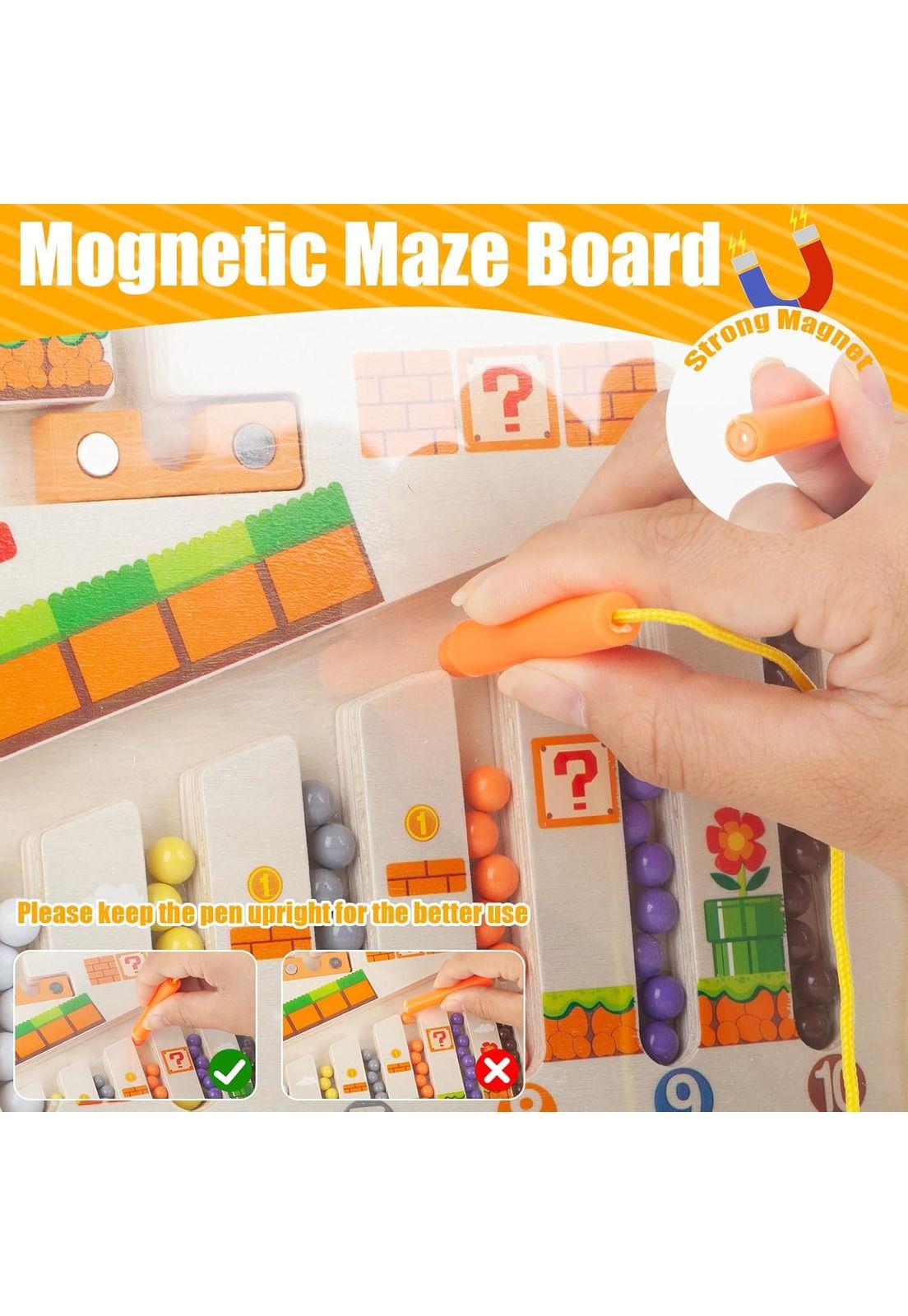 Juguete Didactico Montessori Laberinto Magnetico-3