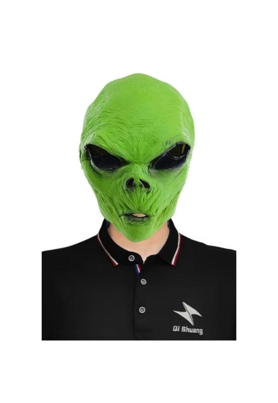 Mascara Marciano con Guantes Alien Verde-0