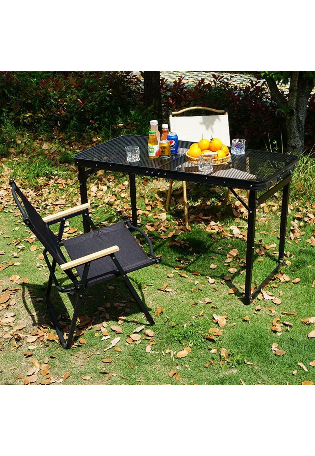 Mesa Pleglable Acero Inoxidable Camping Picnic-1