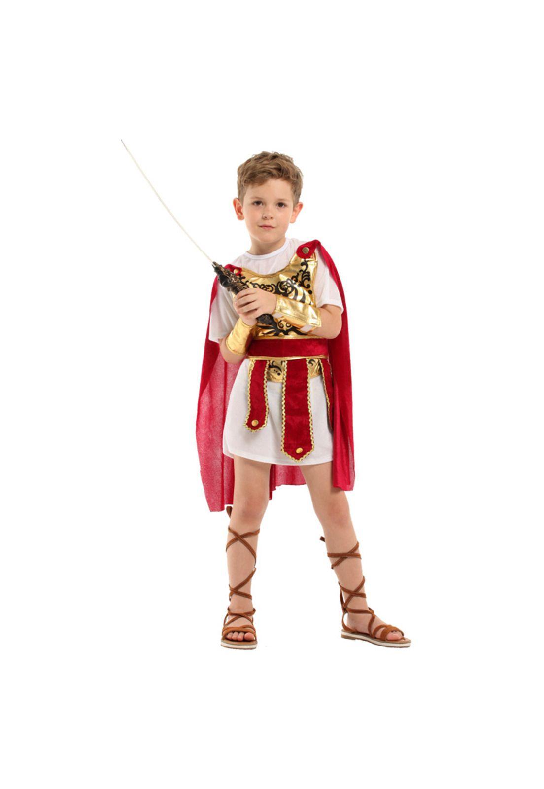 Disfraz Cosplay Gladiador Infantil para niños-0