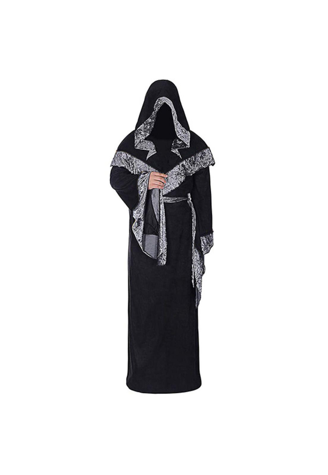 Disfraz Cosplay Mago Medieval Monje-3