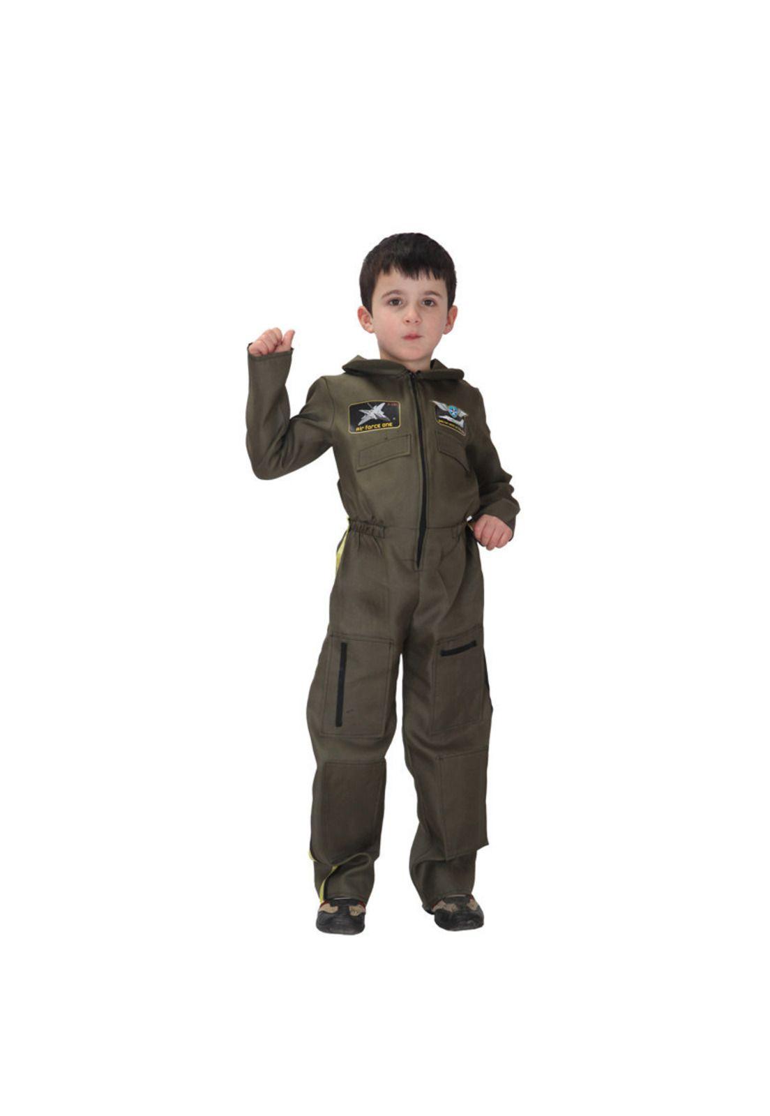 Disfraz Cosplay Piloto Top Gun Infantil-2