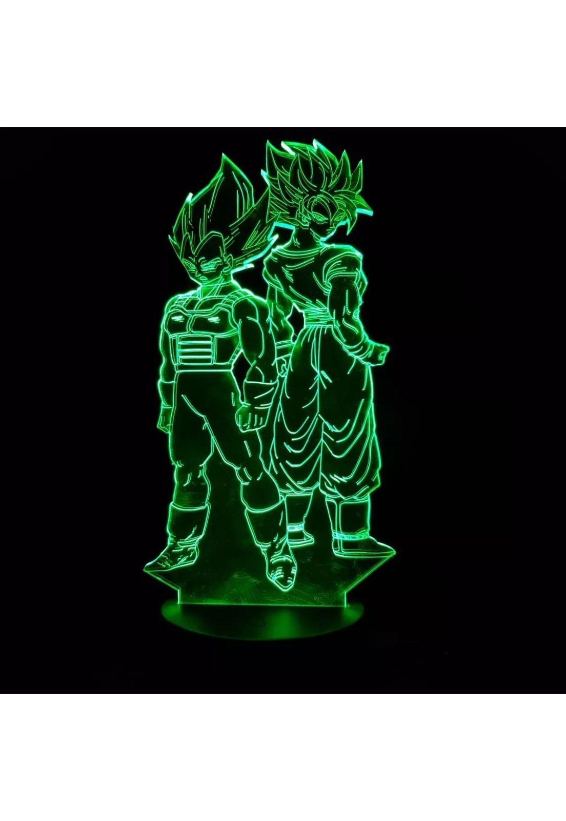 Lampara 3D Goku y Vegeta-5