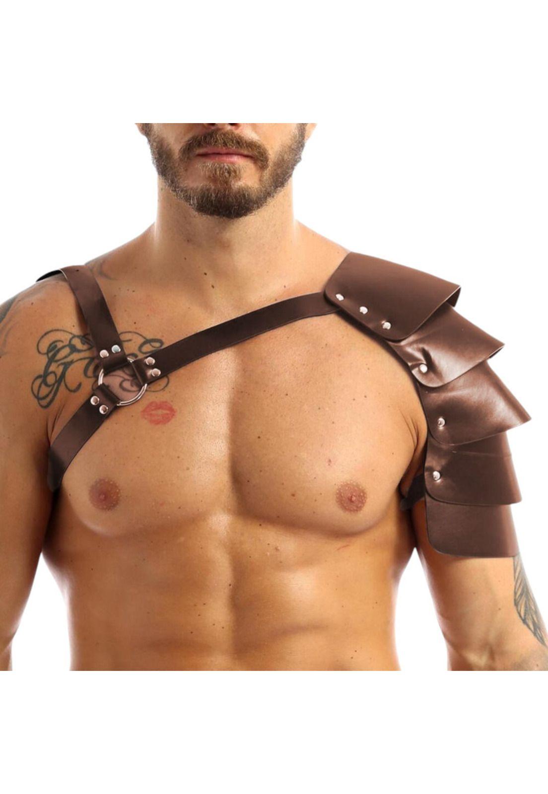 Armadura Hombro Vikingo Accesorio Cosplay Medieval-0