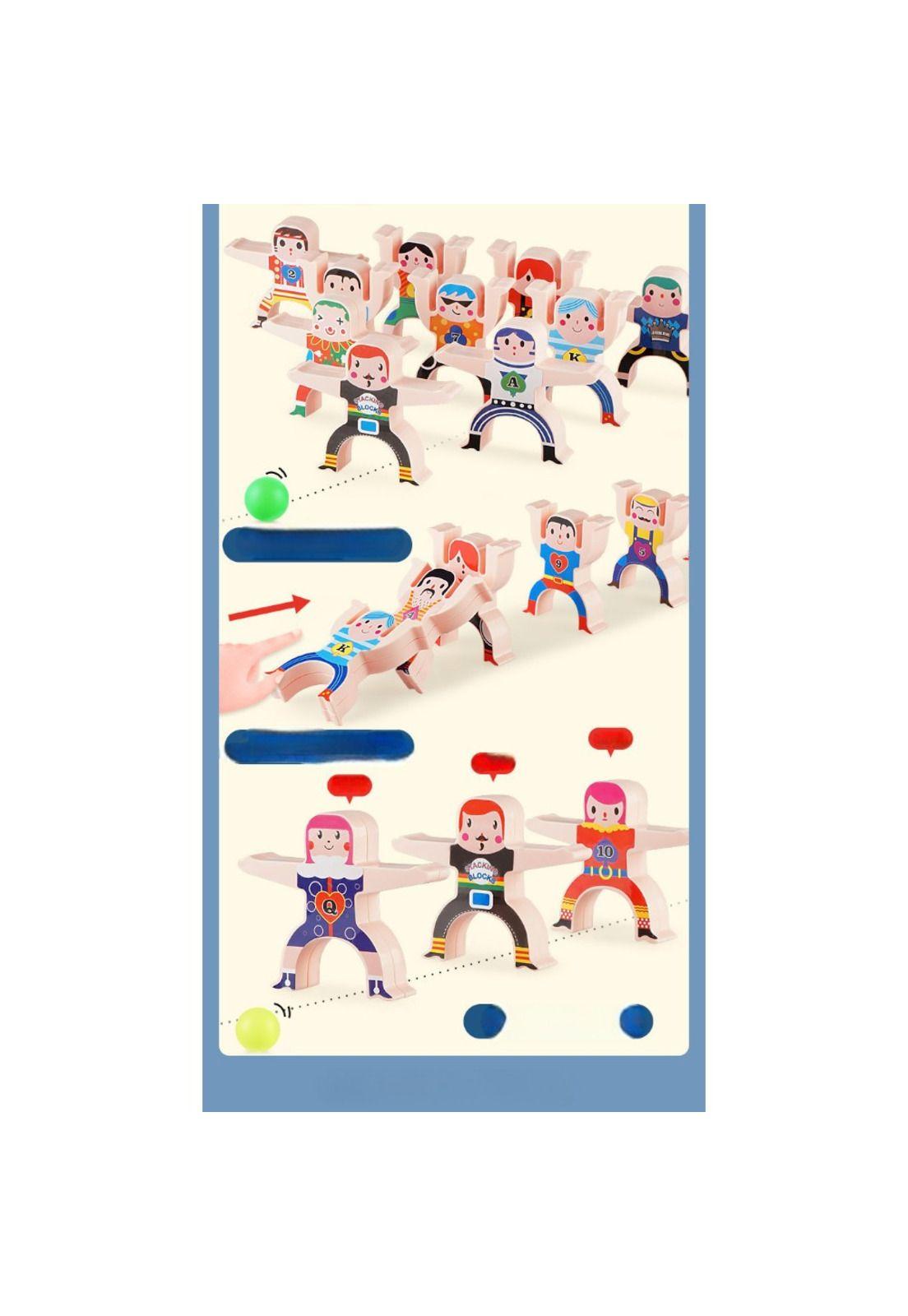Juego Didáctico Infantil De Madera Figuras  Apilables-0