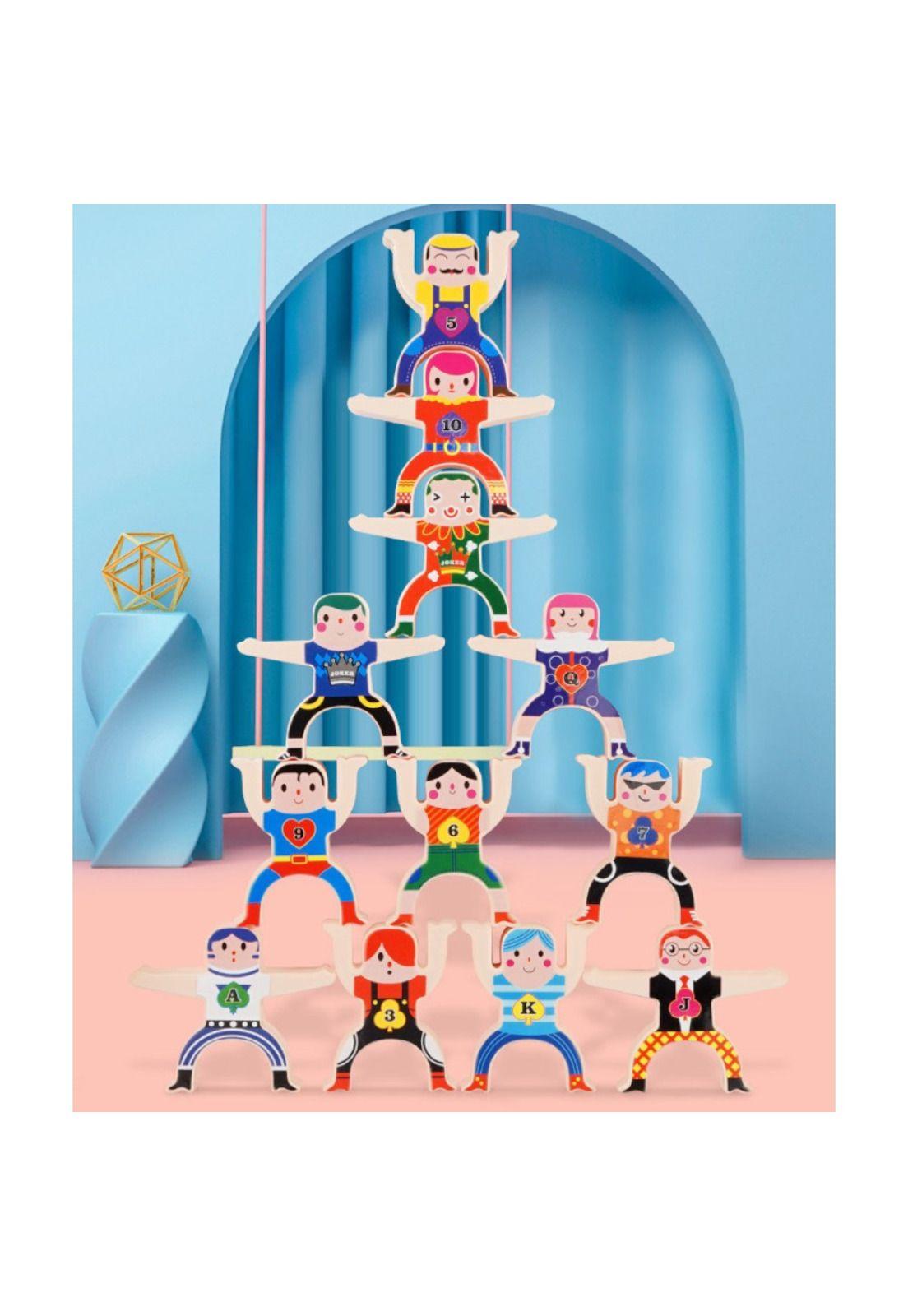 Juego Didáctico Infantil De Madera Figuras  Apilables-3