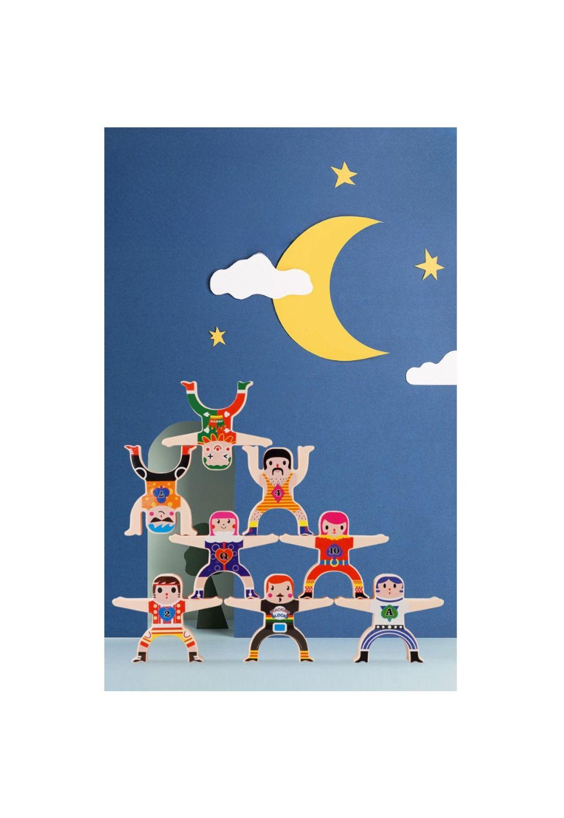 Juego Didáctico Infantil De Madera Figuras  Apilables-5