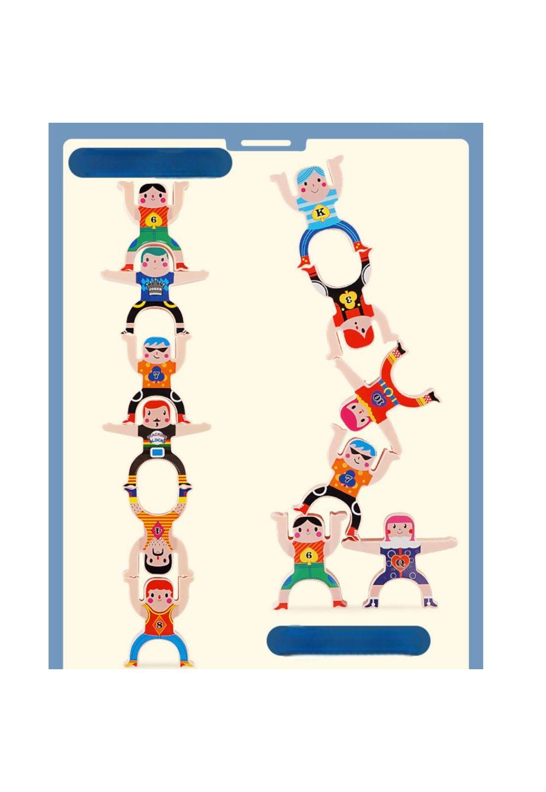 Juego Didáctico Infantil De Madera Figuras  Apilables-6