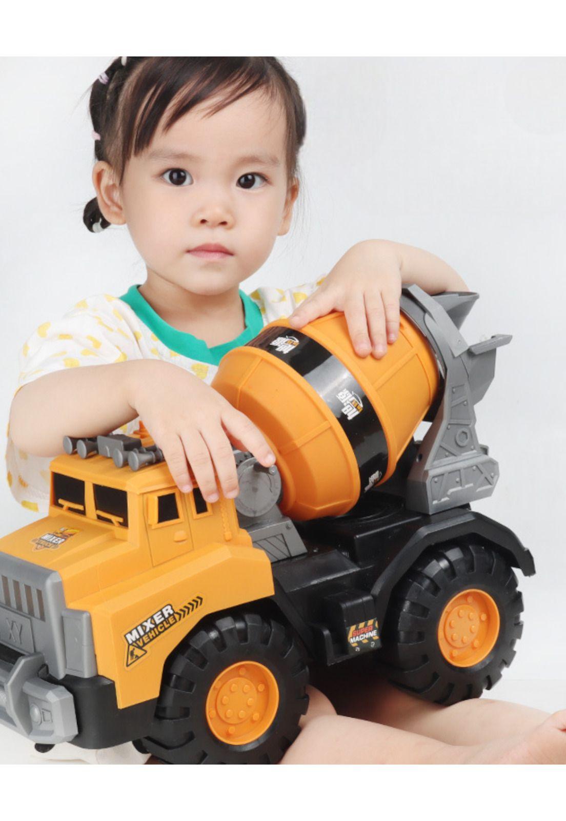 Camión Juguete Revolvedora Betonero Myxer Grande Para Niños-3