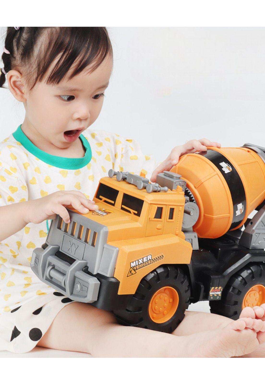 Camión Juguete Revolvedora Betonero Myxer Grande Para Niños-4