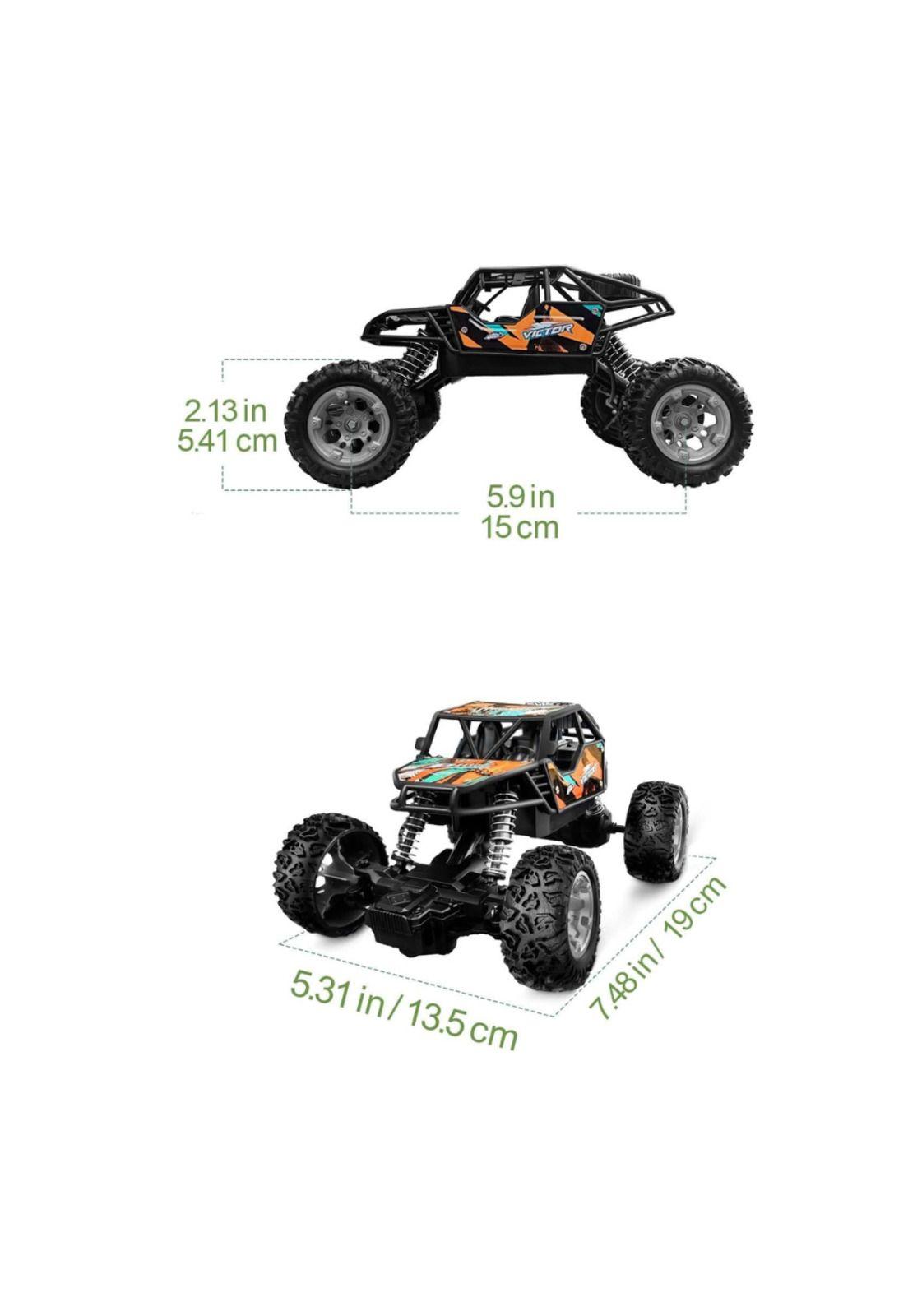 Auto Camioneta 4x4 Rally Control Remoto Todo Terreno Juguete-6
