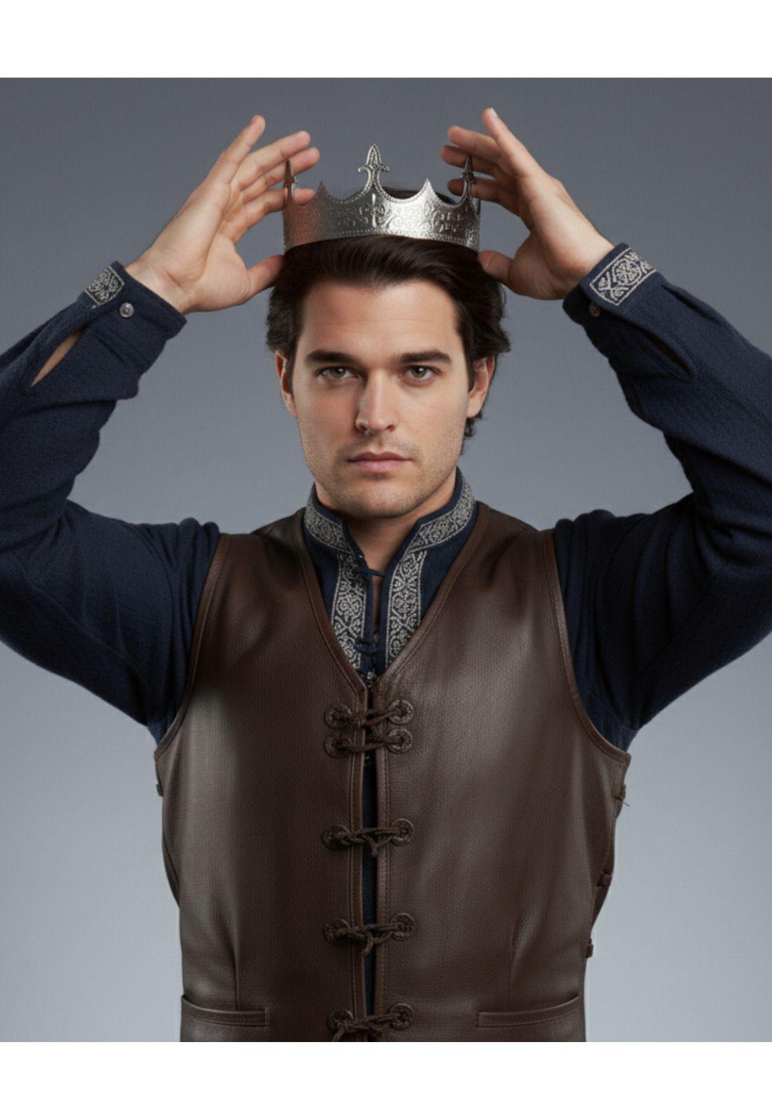 Accesorio Corona Rey Medieval Cosplay Príncipe Caballero-2