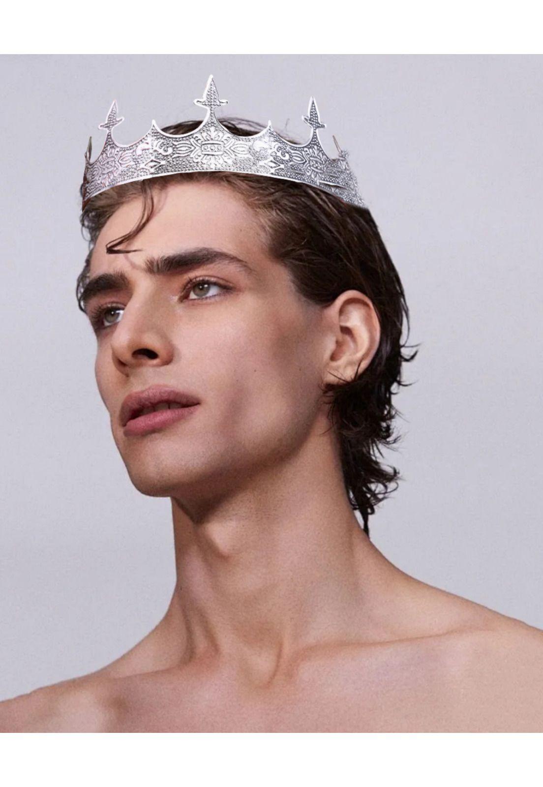 Accesorio Corona Rey Medieval Cosplay Príncipe Caballero-5