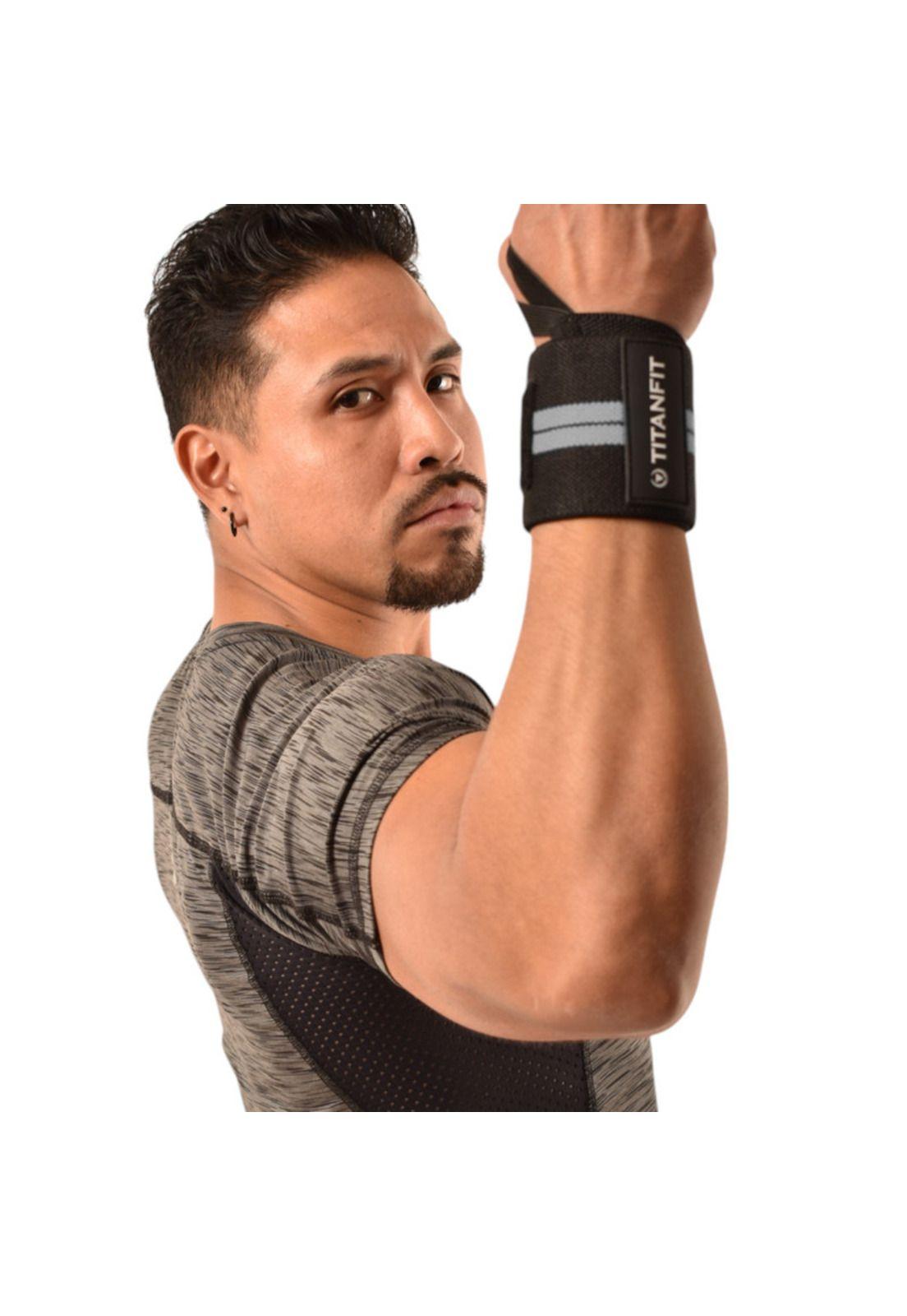Muñequera Ankyle Gris TitanFit-3
