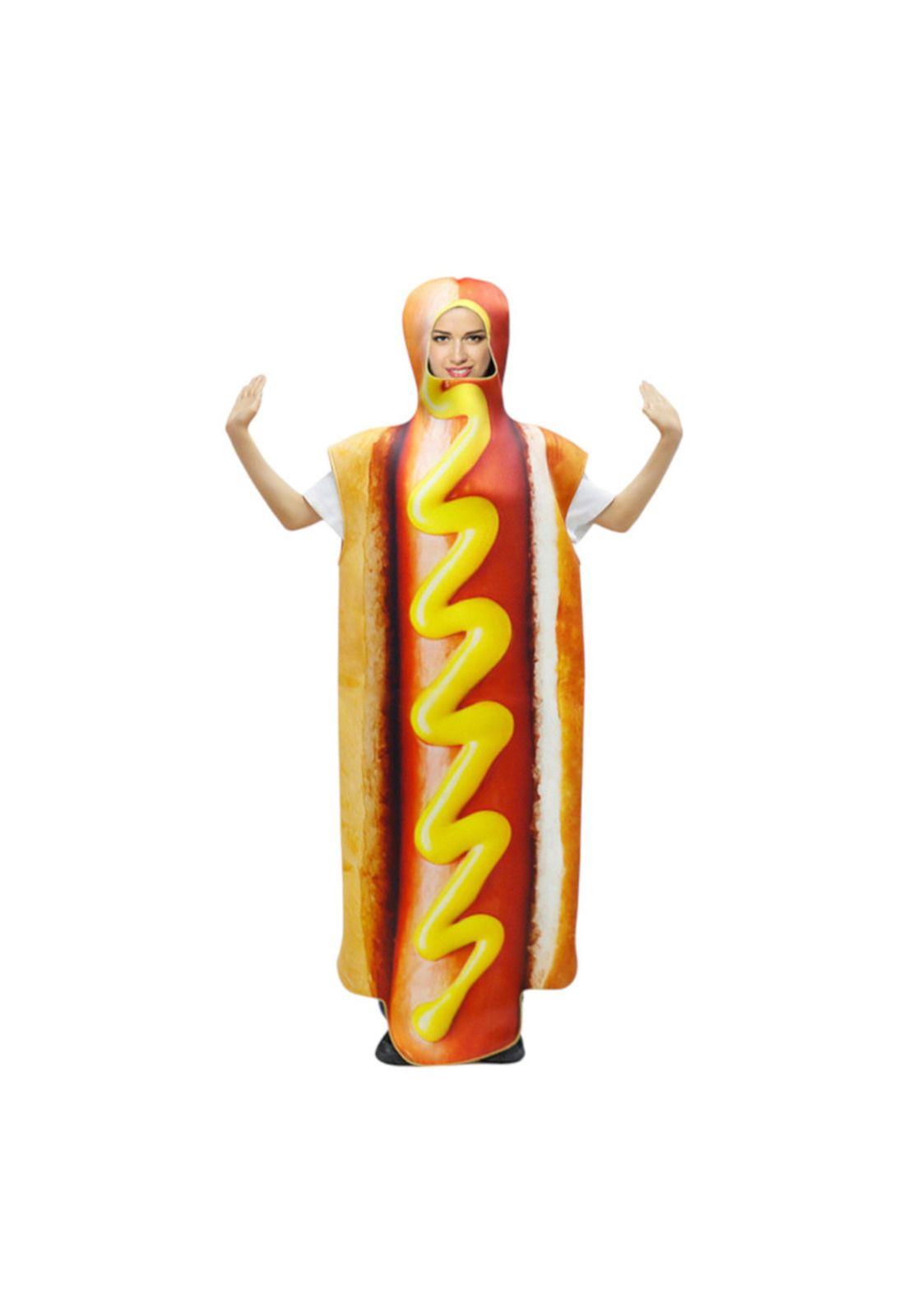 Disfraz Cosplay Completo Hot Dog Adulto-0