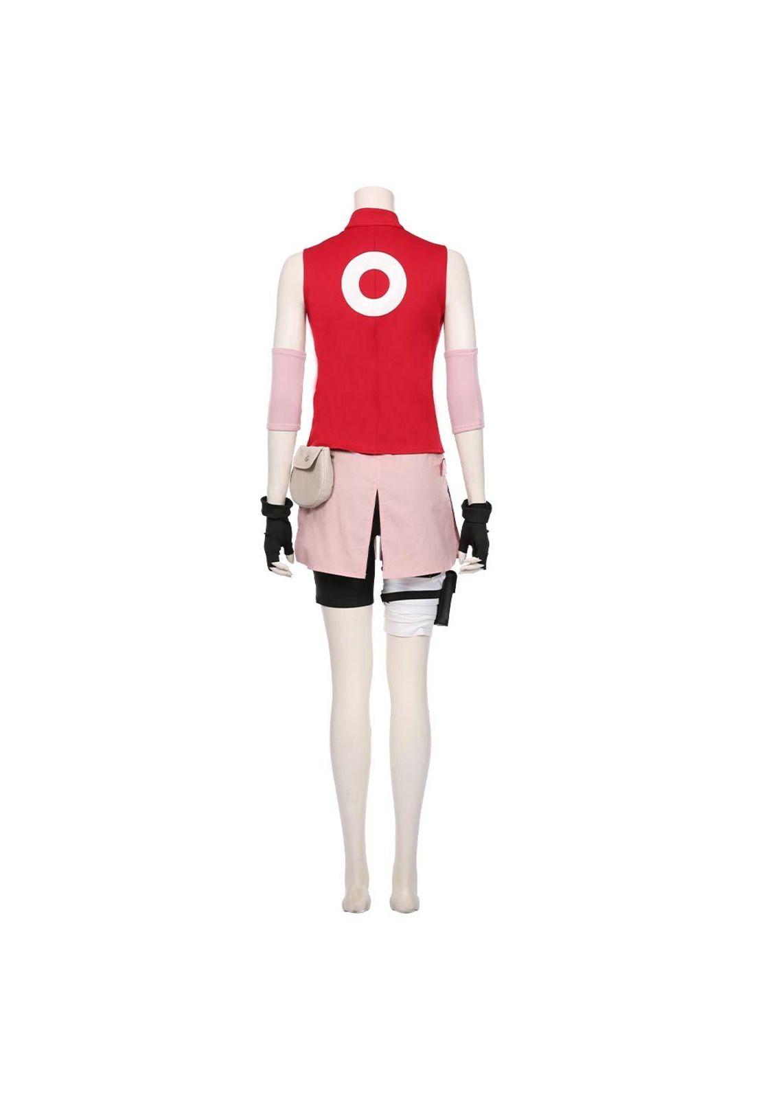 Traje Cosplay Sakura Haruno Completo - Naruto Shippuden-6