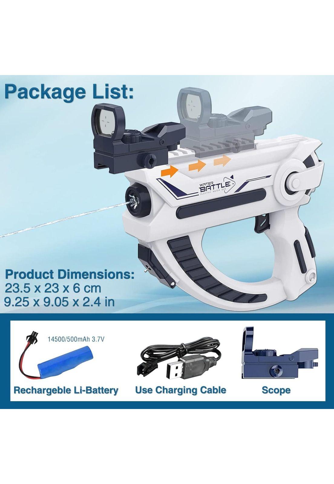 Pistola de Agua Premium con Mira Electrica-4