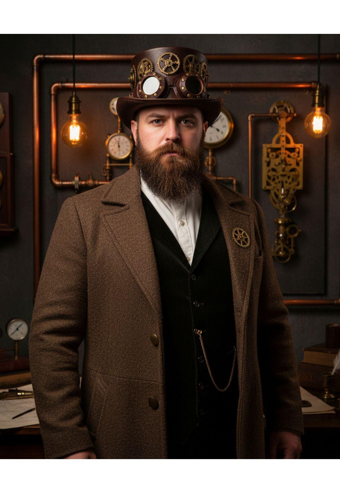 Gafas Lentes Steampunk Retro Vintage Cosplay Fantasía-3