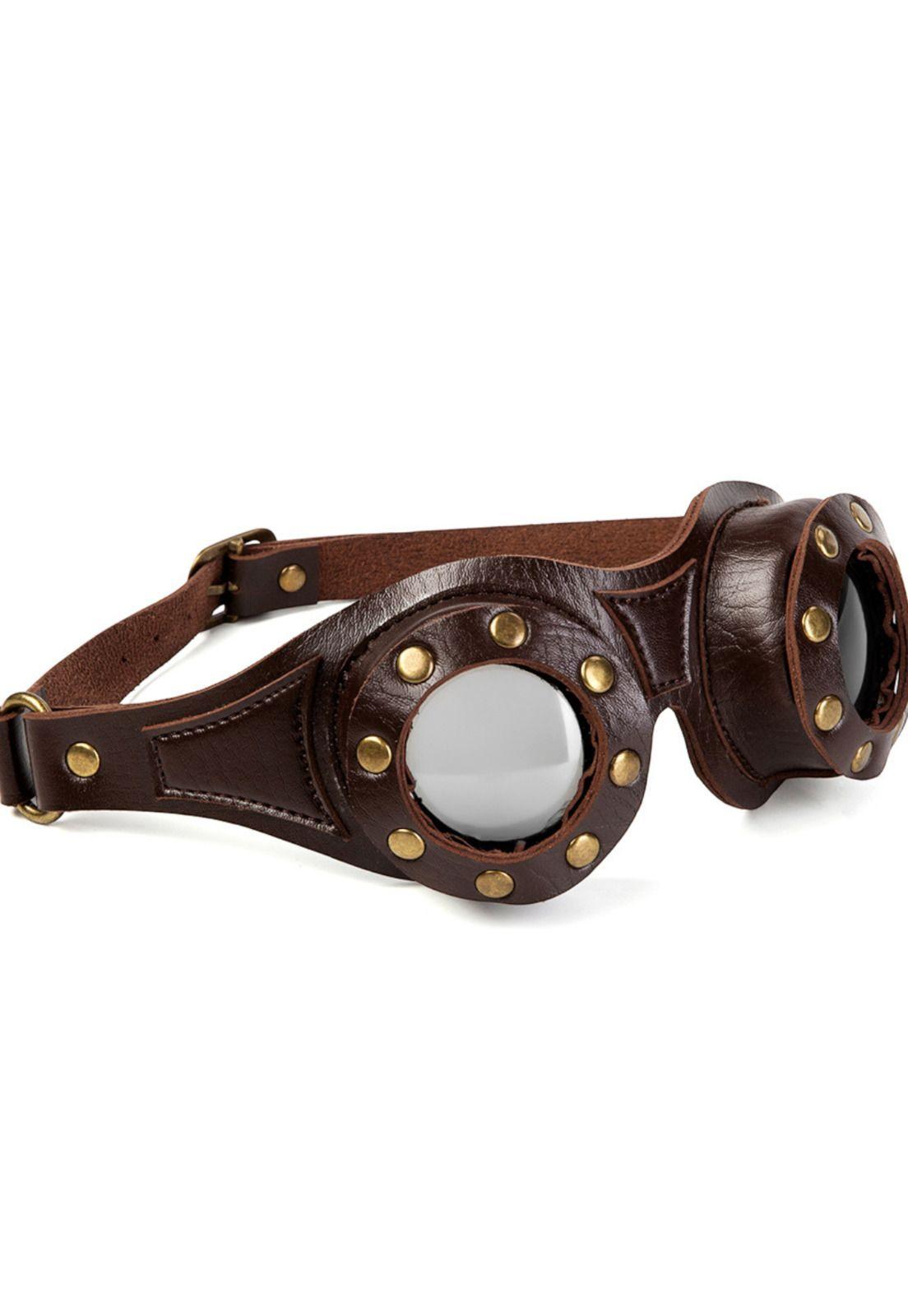 Gafas Lentes Steampunk Retro Vintage Cosplay Fantasía-5