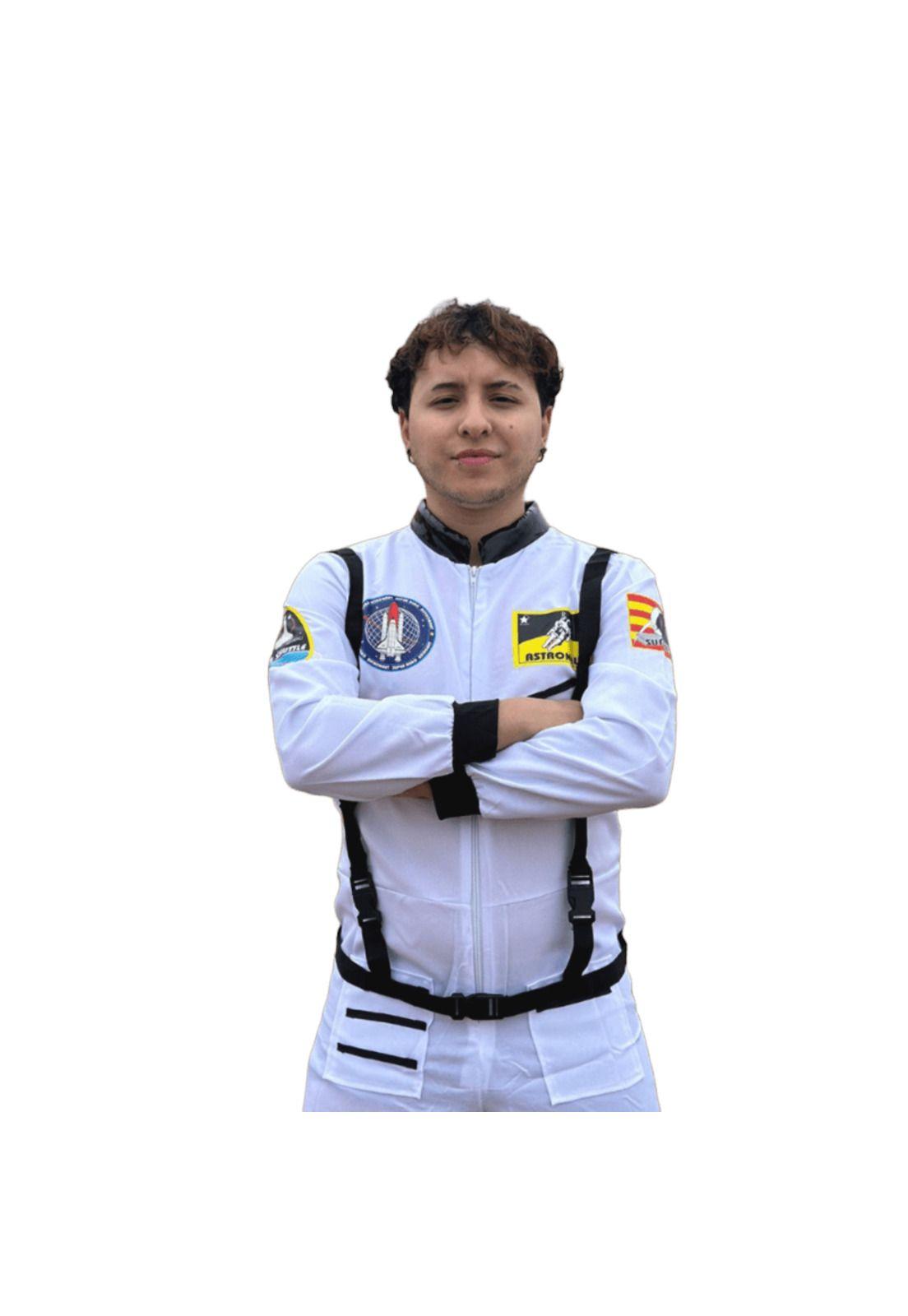 Disfraz Astronauta Cosplay Juego Rol Traje Espacial Adulto-0