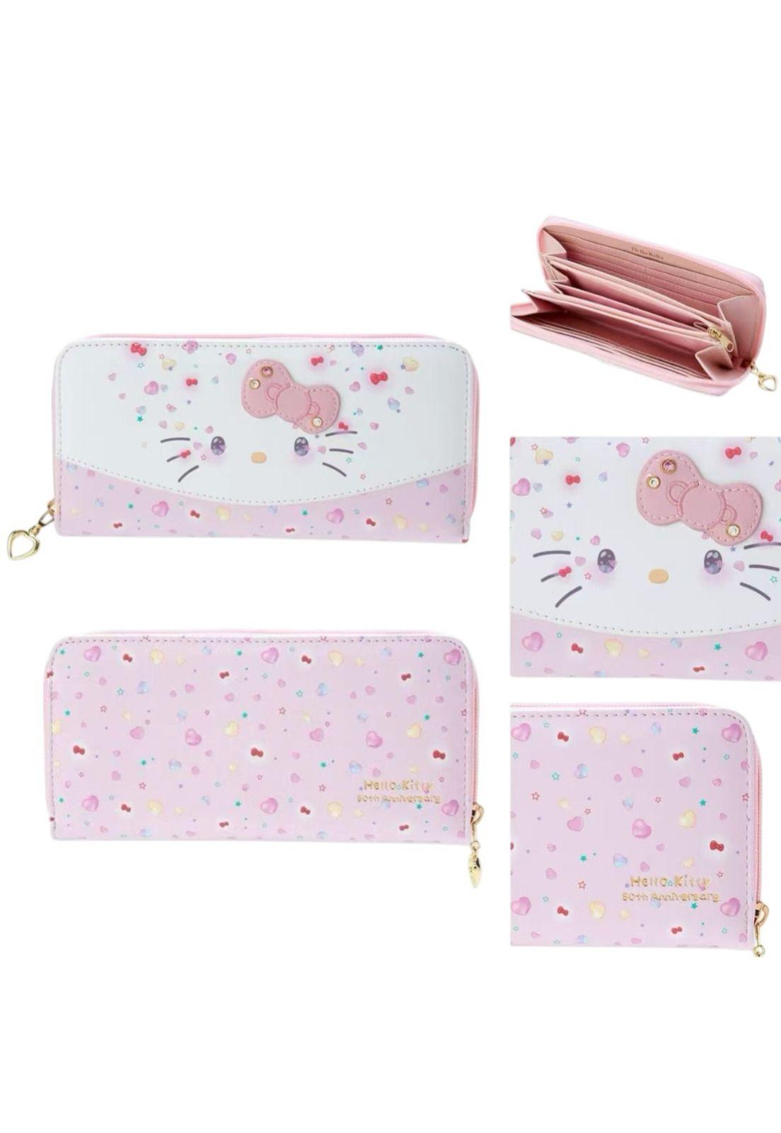 Billetera Monedero Tarjetero Hello Kitty Kawwaii Regalo.-1