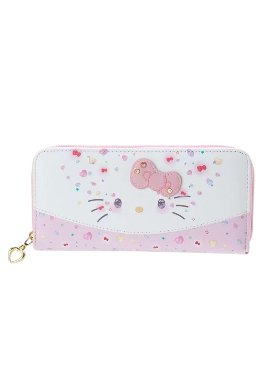 Billetera Monedero Tarjetero Hello Kitty Kawwaii Regalo.-3