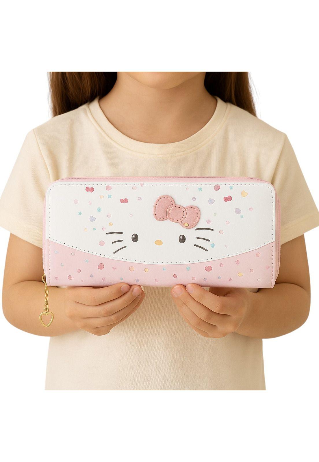Billetera Monedero Tarjetero Hello Kitty Kawwaii Regalo.-6