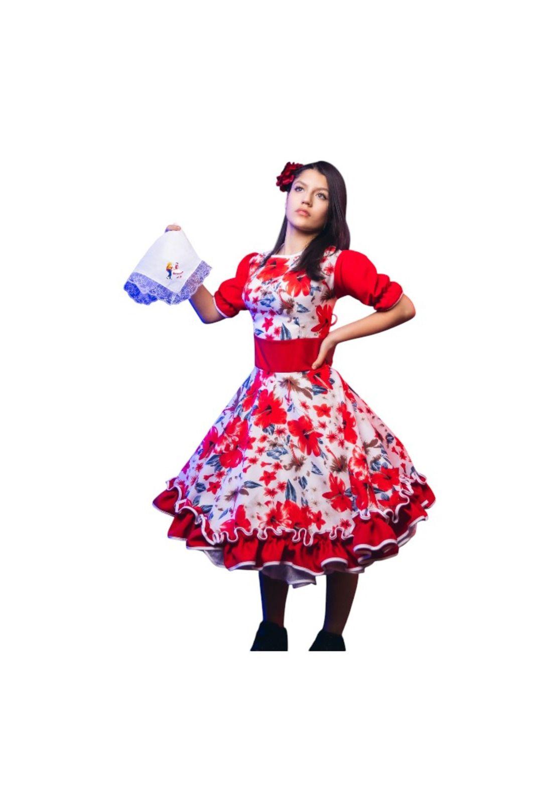 Vestidos De Huasa De Chinita Niña Fiestas Patrias-5
