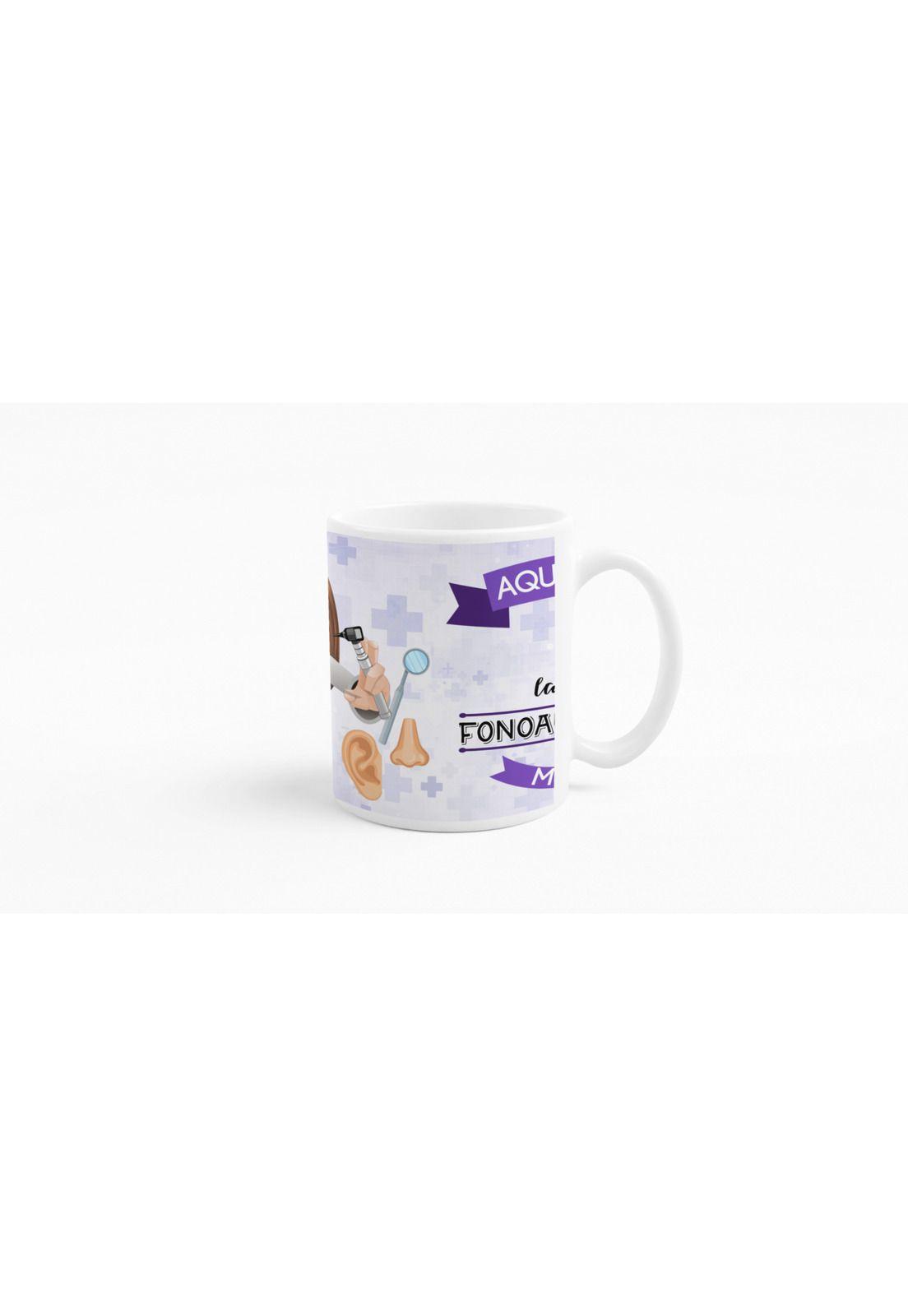 Tazones tazas blancas Para Fonoaudiologa Personalizado-2