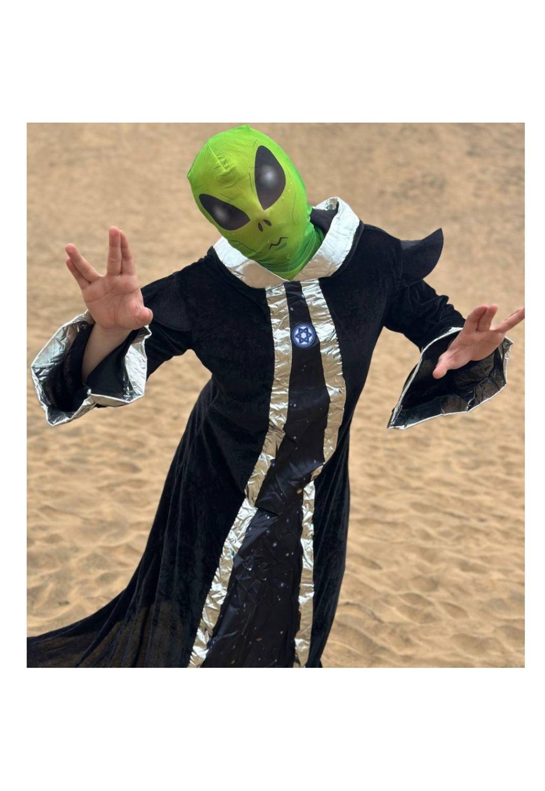 Disfraz De Extraterrestres Cosplay Stardy Verde Adulto-4