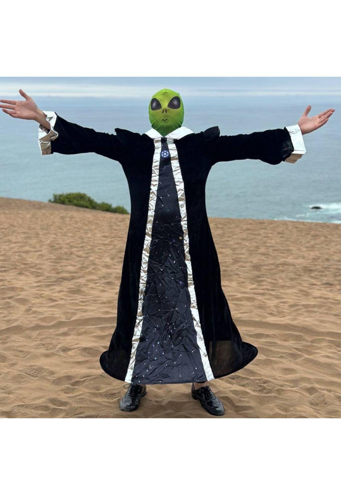 Disfraz De Extraterrestres Cosplay Stardy Verde Adulto-5