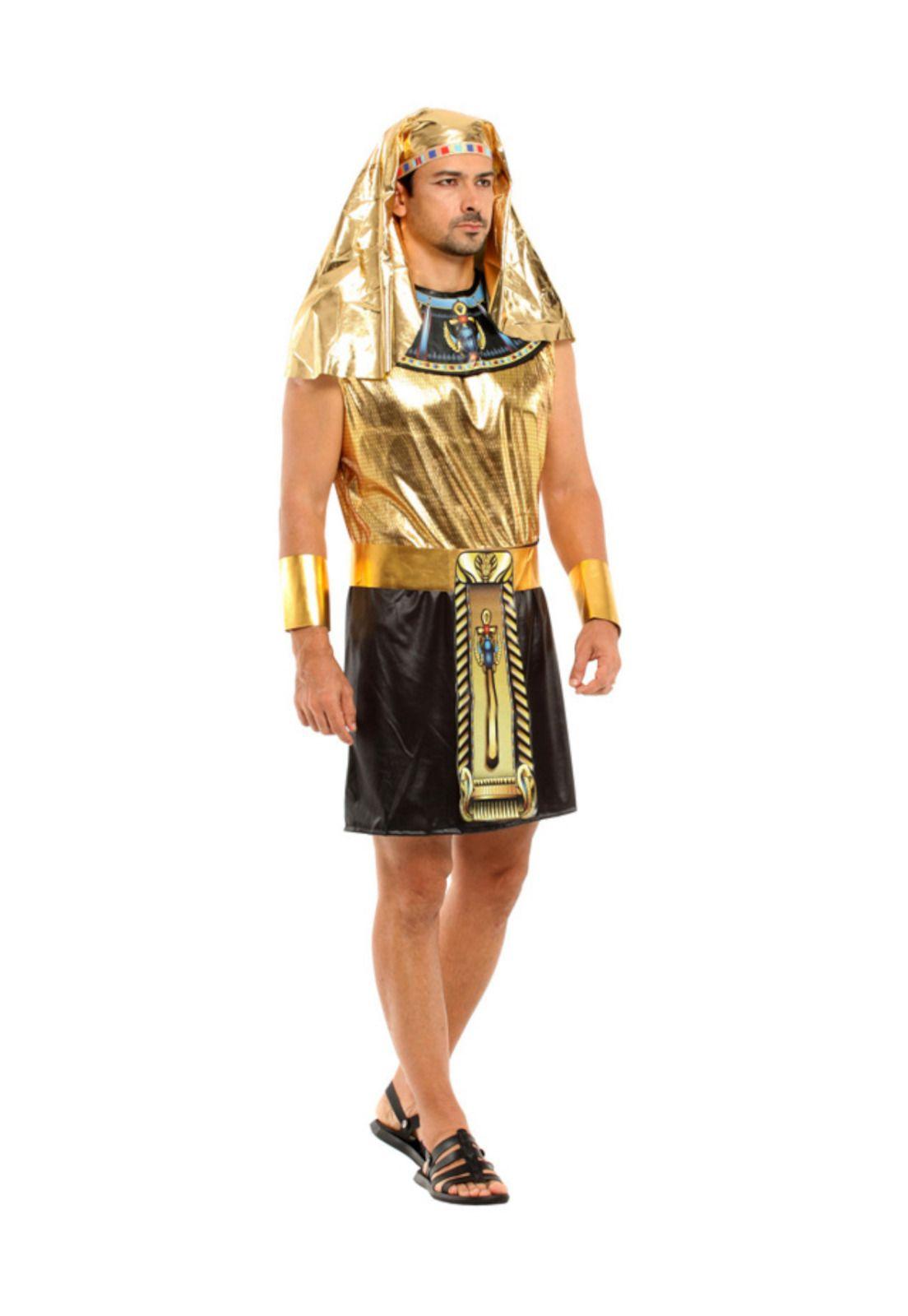 Disfraz Adulto Faraón Egipcio Realeza de Halloween Premium-2