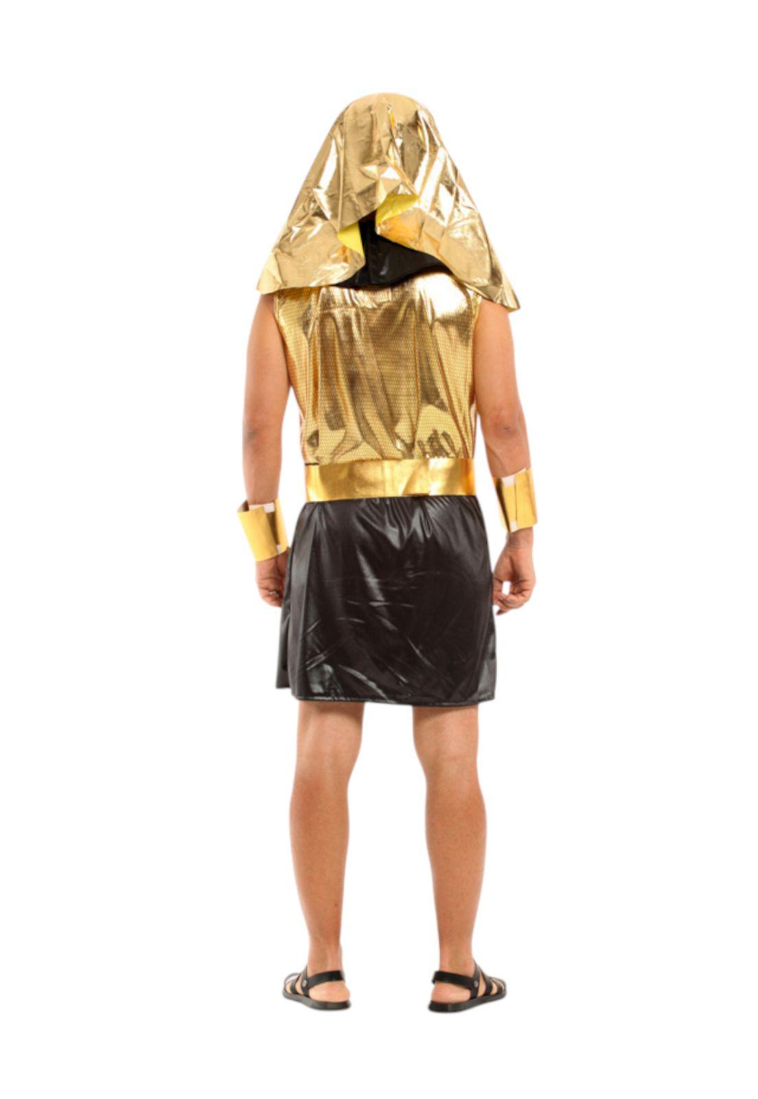 Disfraz Adulto Faraón Egipcio Realeza de Halloween Premium-3