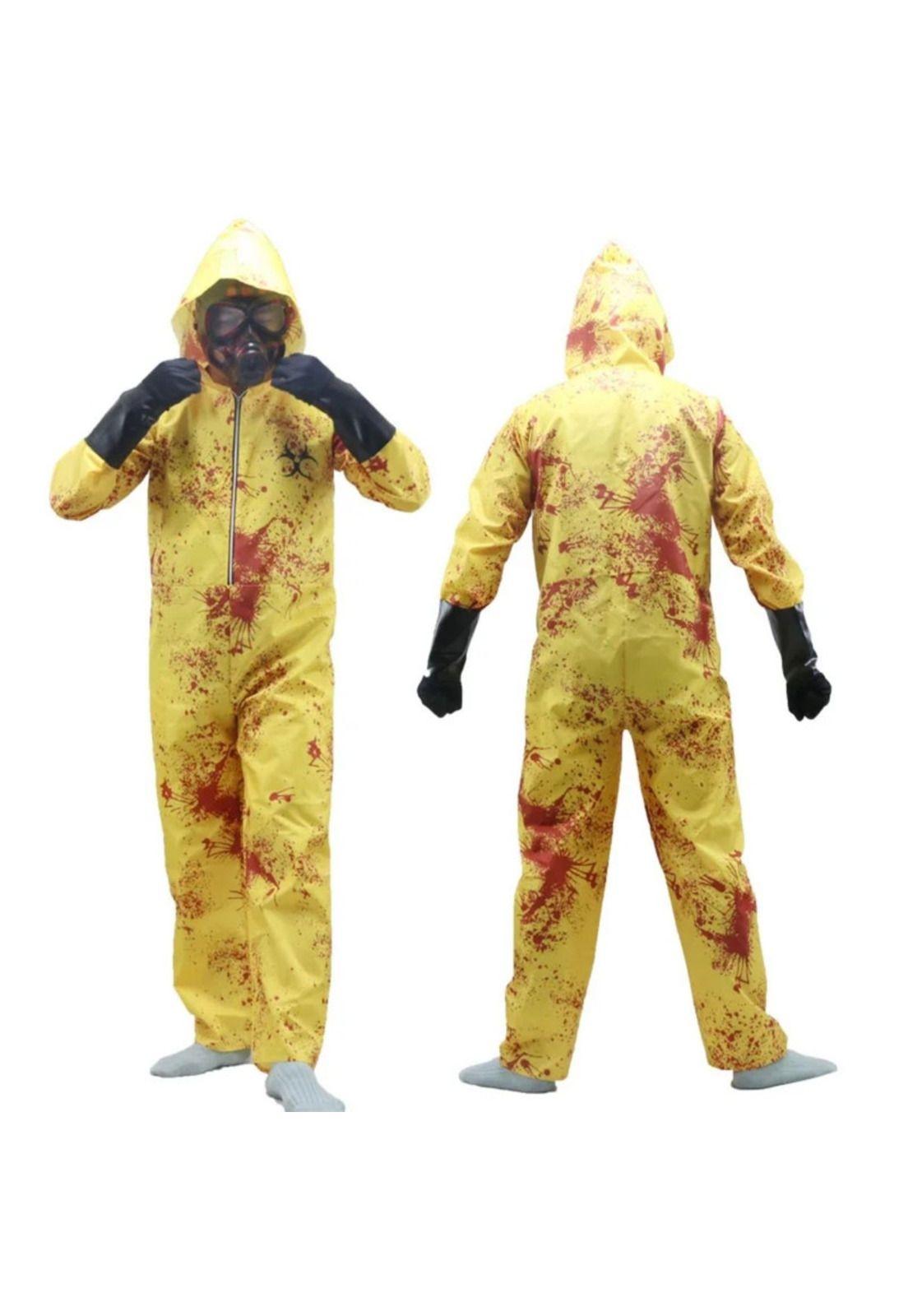 Disfraz Traje Radioactivo Infantil Resident Evil Amarillo-0