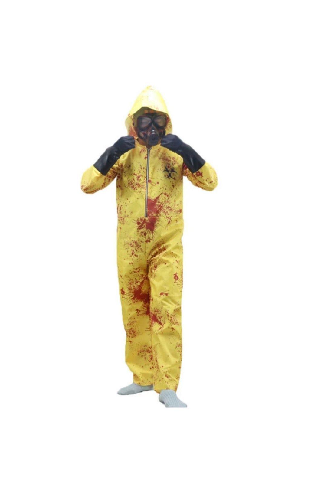Disfraz Traje Radioactivo Infantil Resident Evil Amarillo-1