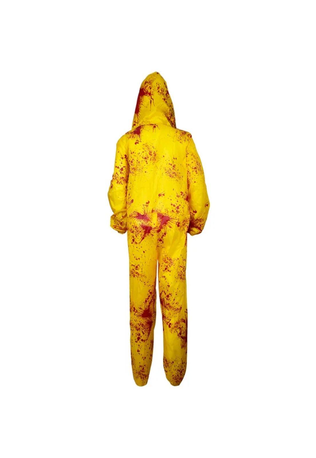 Disfraz Traje Radioactivo Infantil Resident Evil Amarillo-3