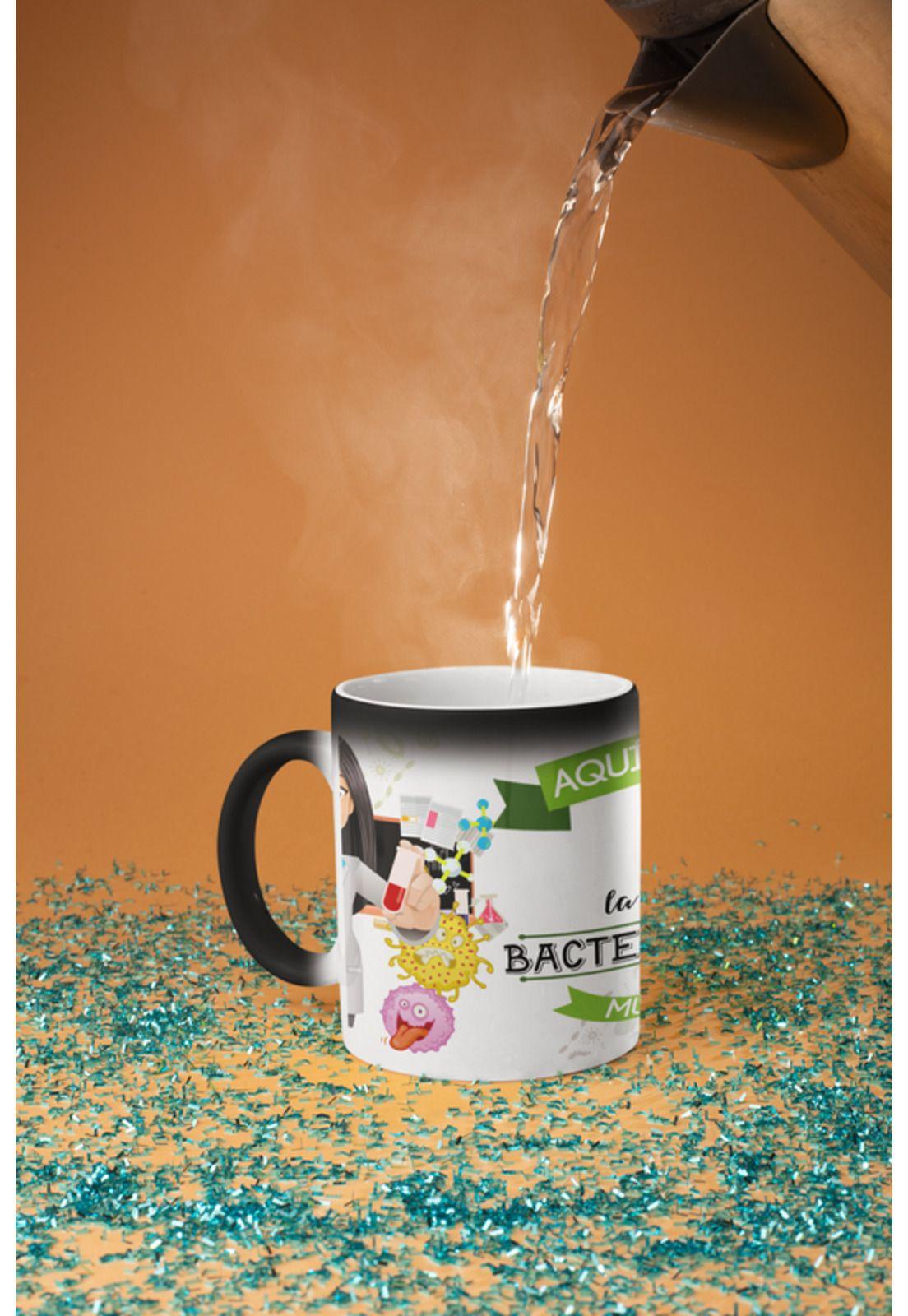 Taza Mágica para la Bacterióloga Personalizado-2
