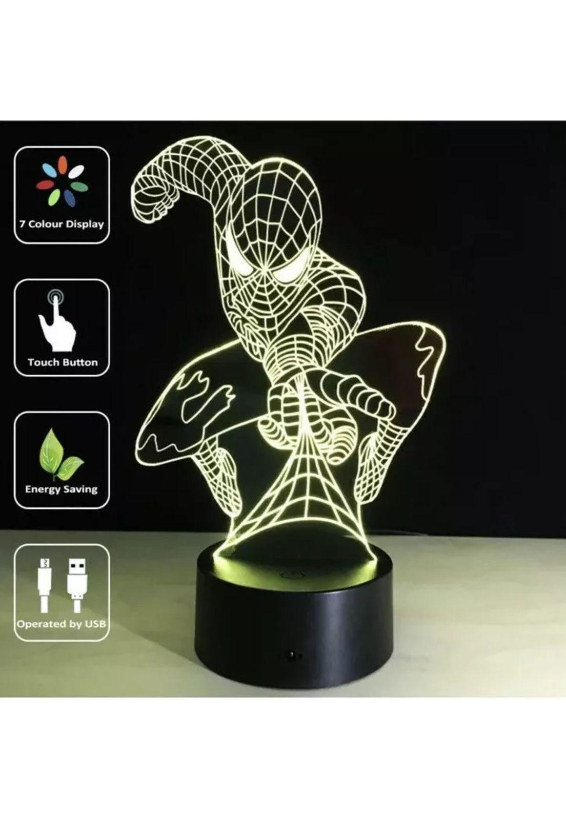 Lampara 3D Spiderman Avengers-4