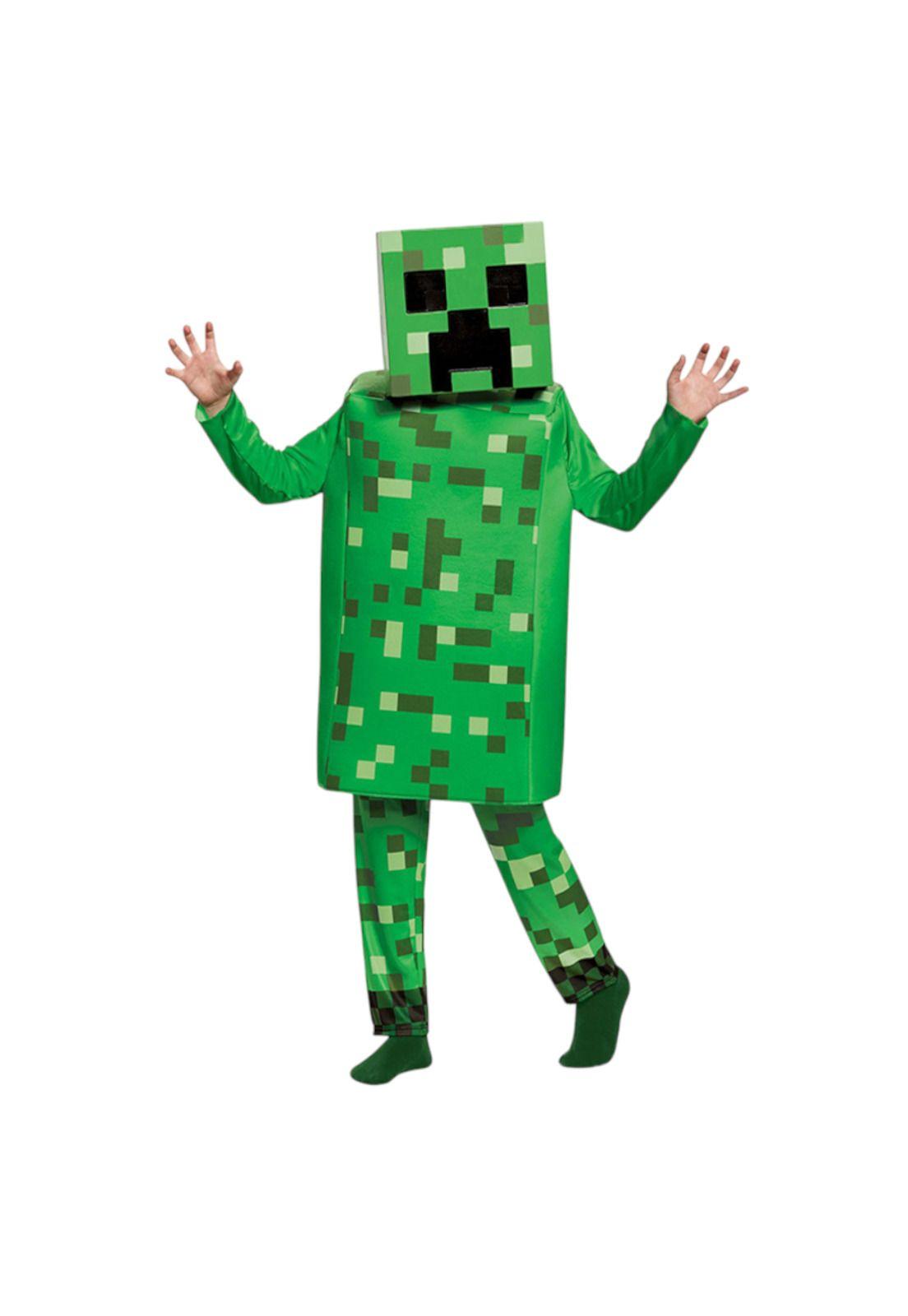 Disfraz Minecraft Creeper Y Armadura Diamante-0