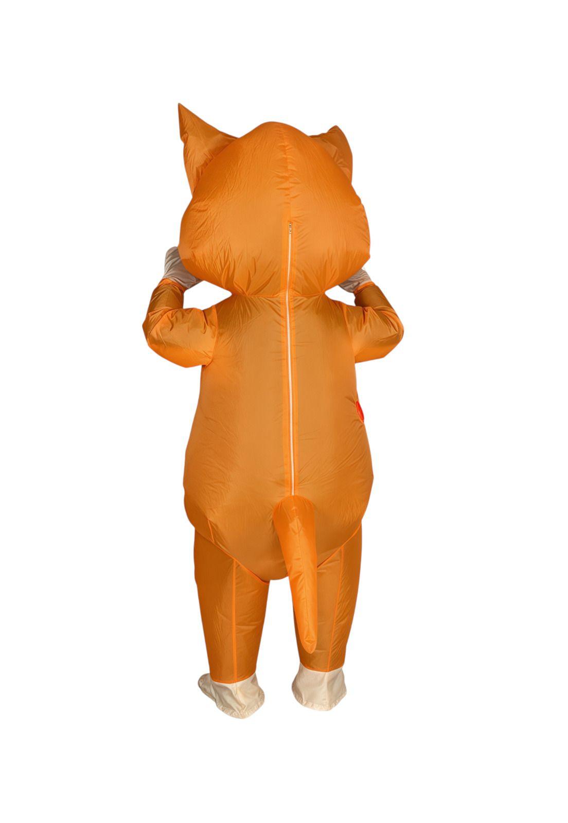Disfraz Inflable De Gato Adulto Completo Halloween-1