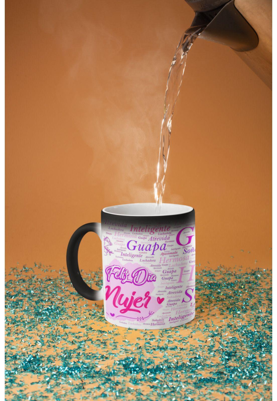 Taza Mágica Dia de la Mujer Guapa-2