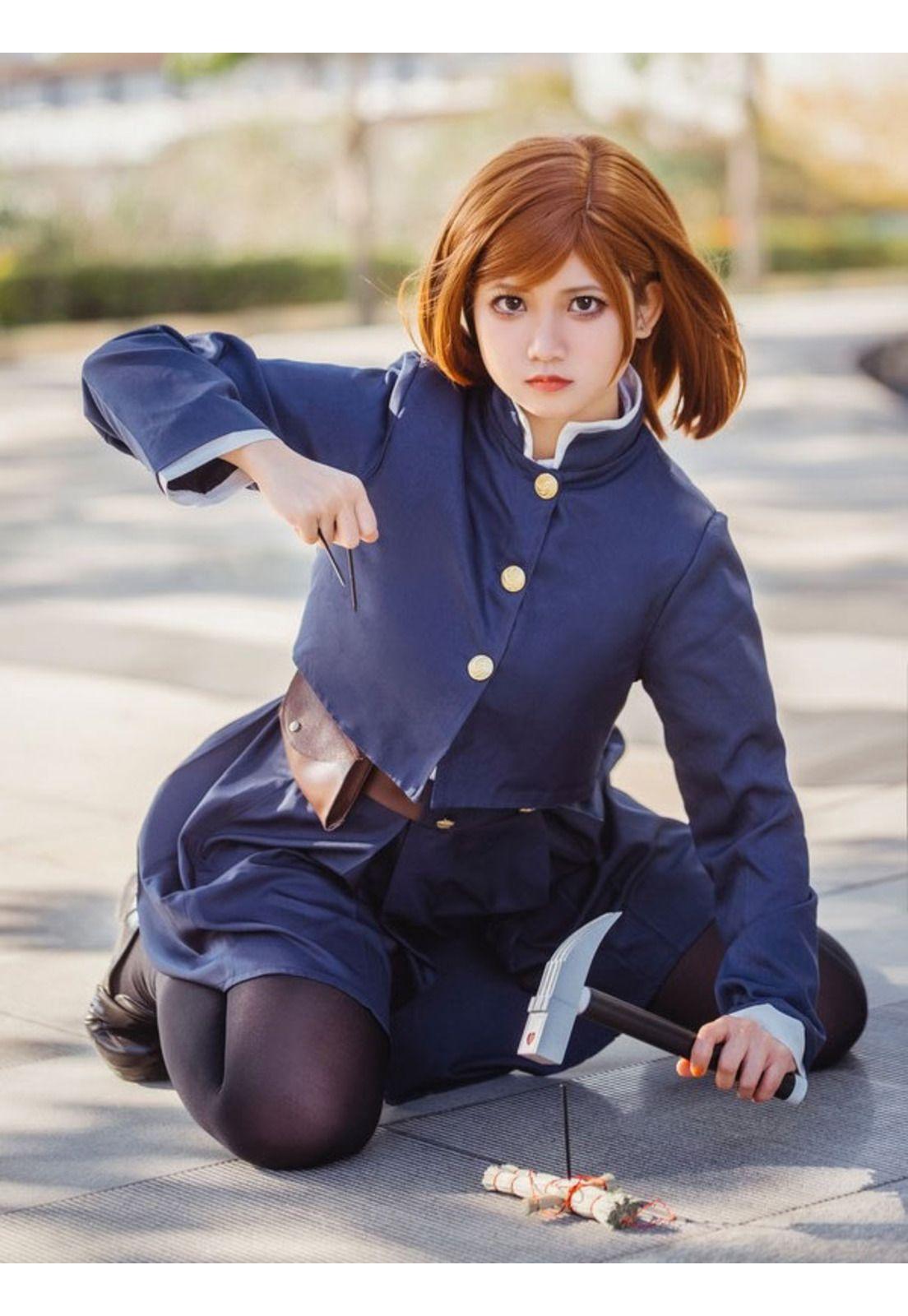 Disfraz Cosplay Nobara Kugisaki Jujutsu Kaisen-4