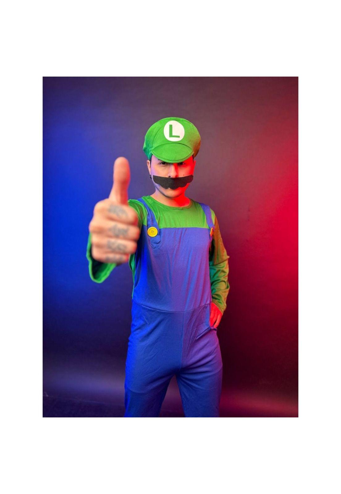 Disfraz de Luigi para hombres-2