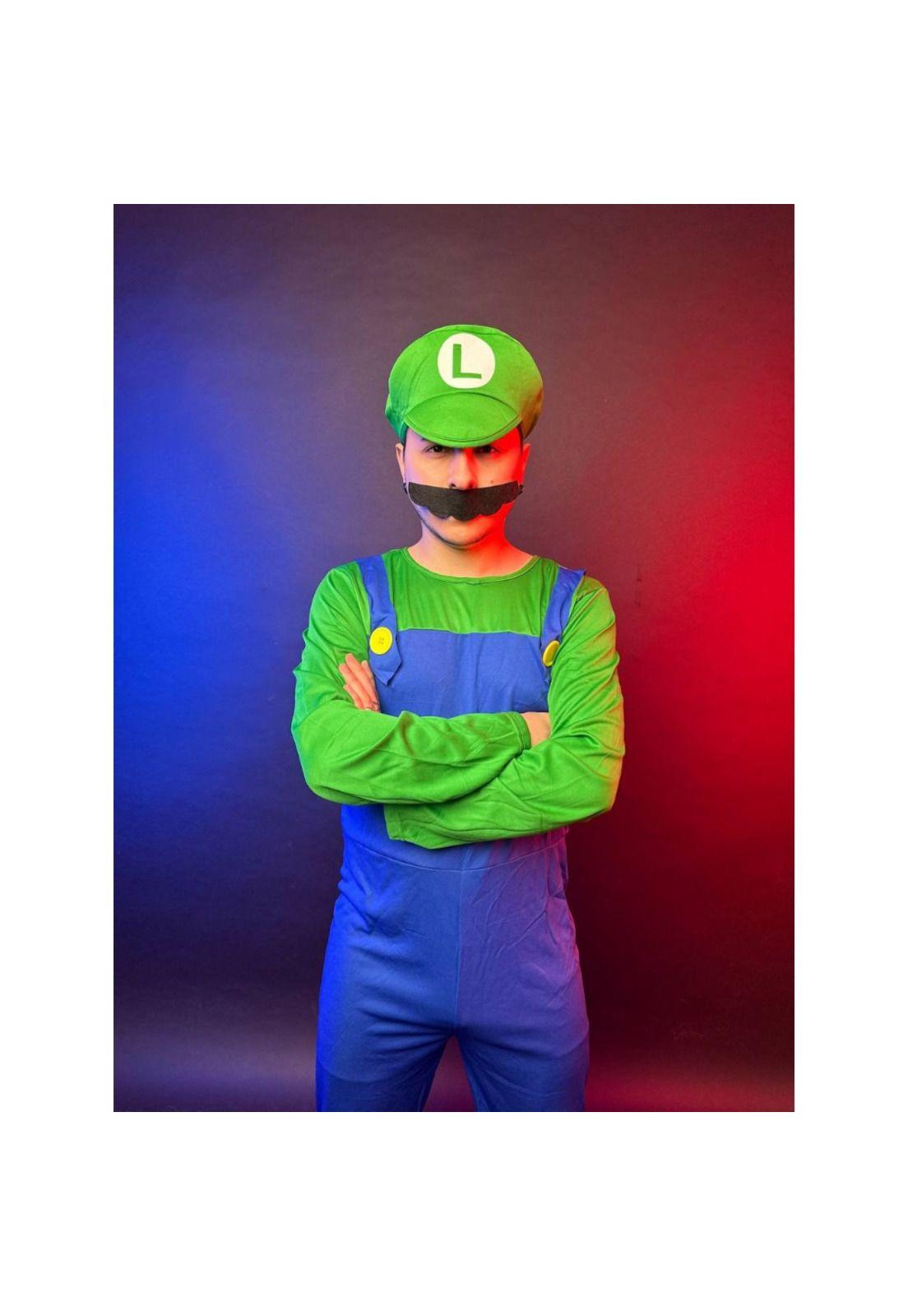 Disfraz de Luigi para hombres-3