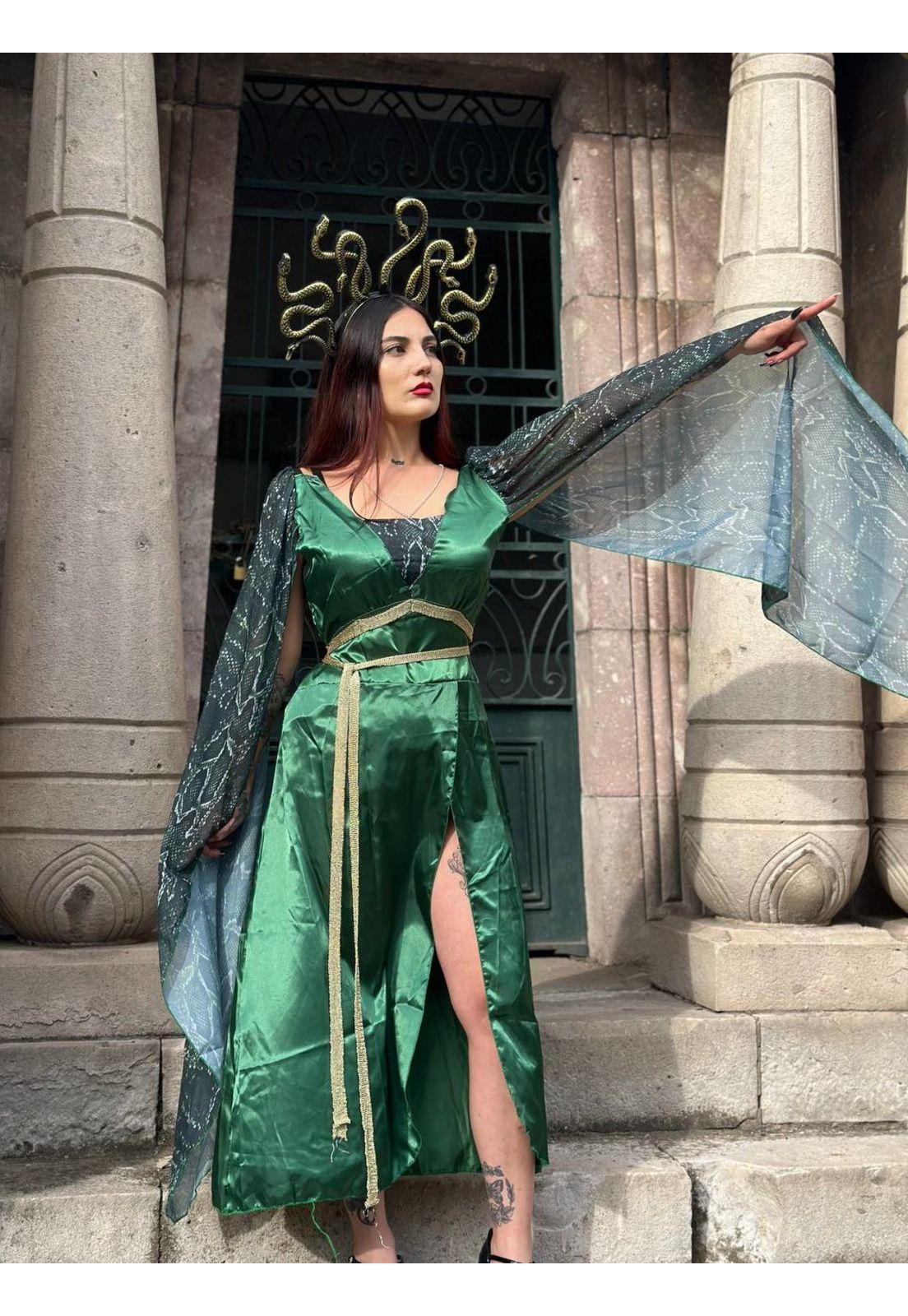 Disfraz Cosplay Medusa  Mitologia Griega Gorgona-4