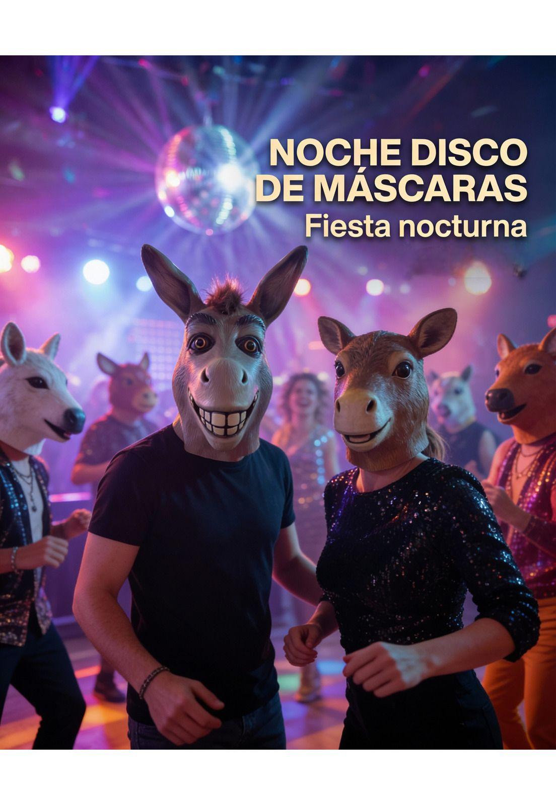 Máscara Burro Estilo Shrek Cabeza Completa Para Cosplay-3