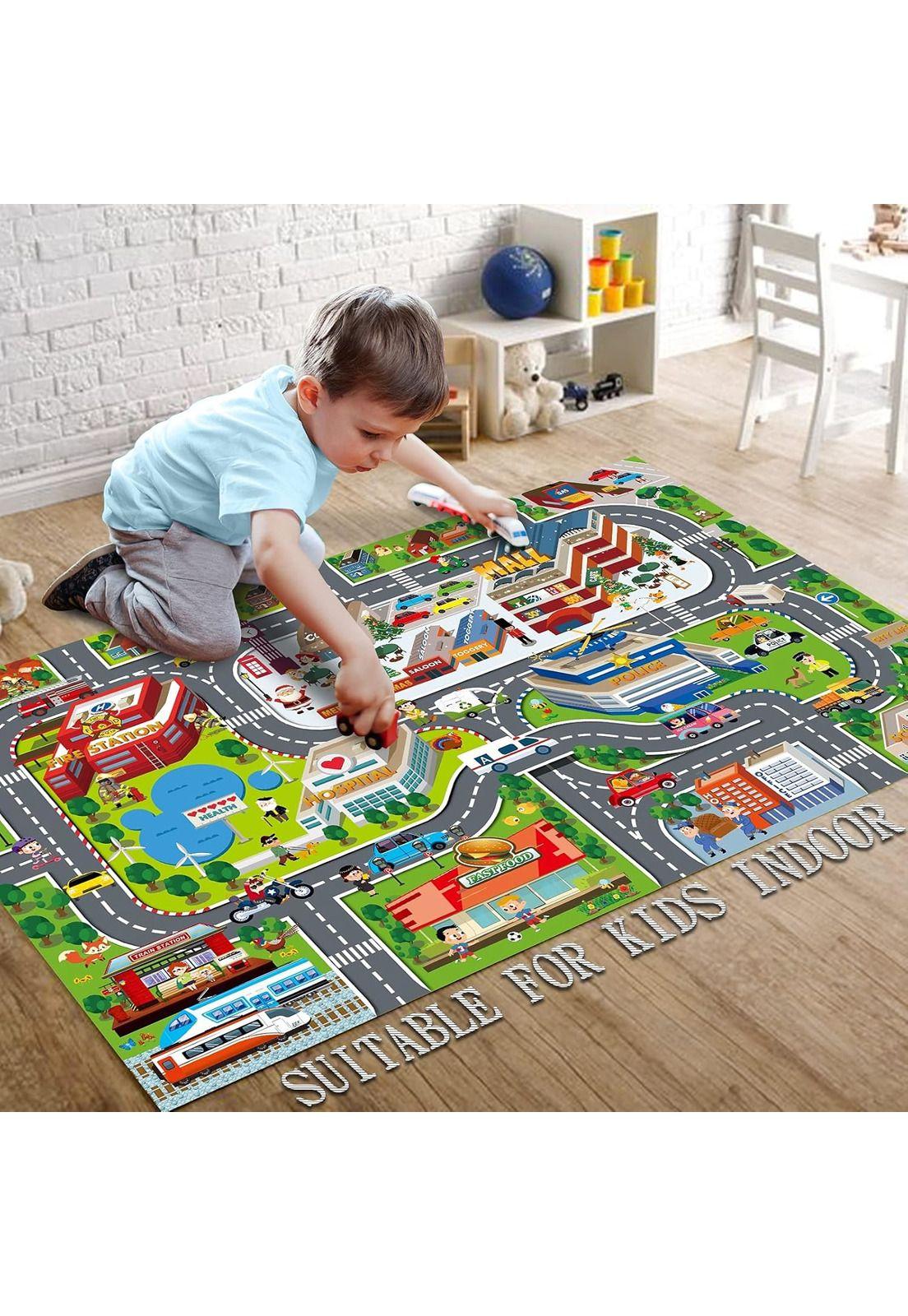 juguete alfombra mat de dinosaurios infantil plegable-2
